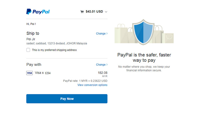 Checkout With Paypal Wallet G2g Payment Guide Checkout With Paypal Wallet G2g